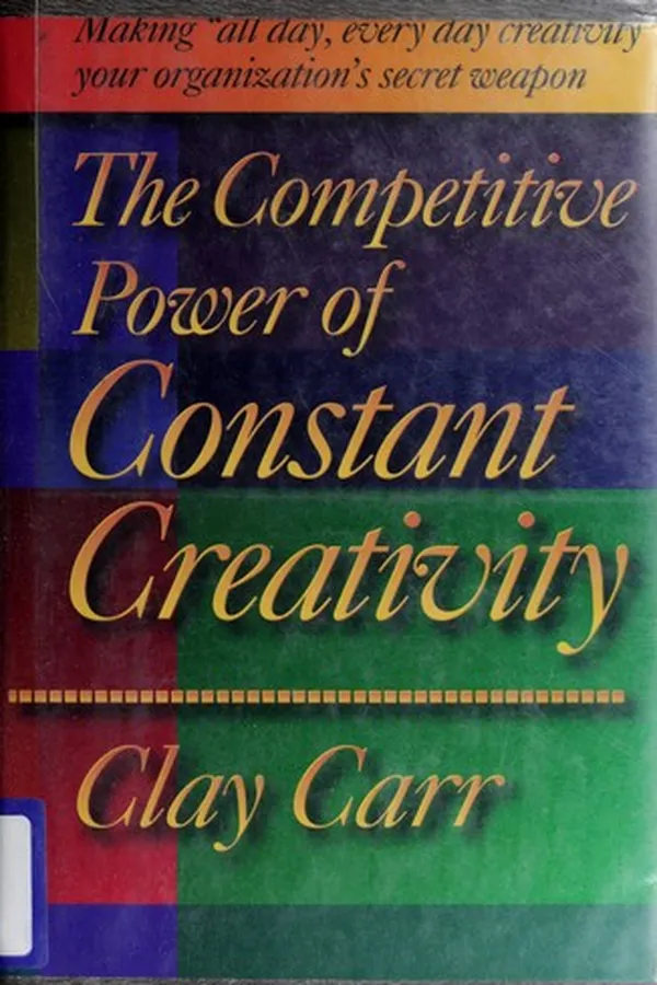 Capa de The competitive power of constant creativity
