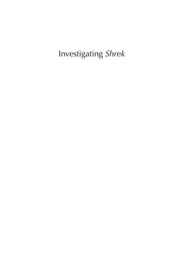 Capa de Investigating Shrek