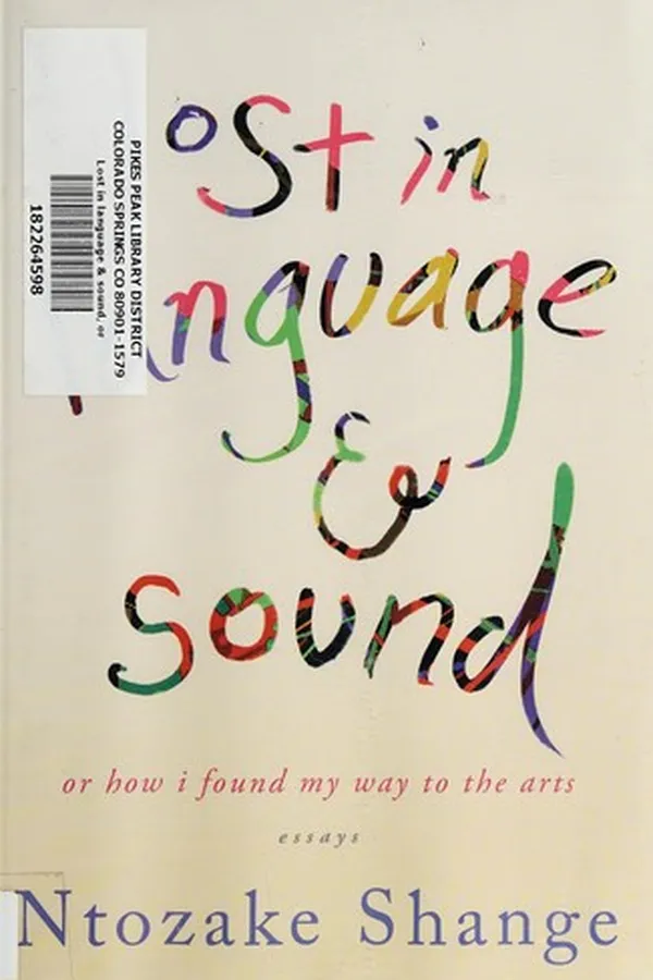 Capa de Lost in language & sound, or, How I found my way to the arts