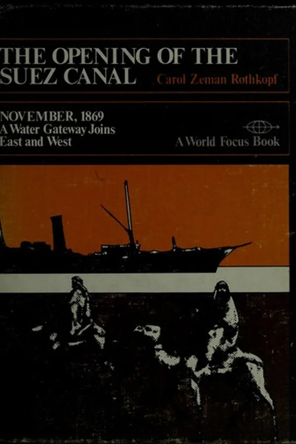 Capa de The opening of the Suez Canal, November 1869