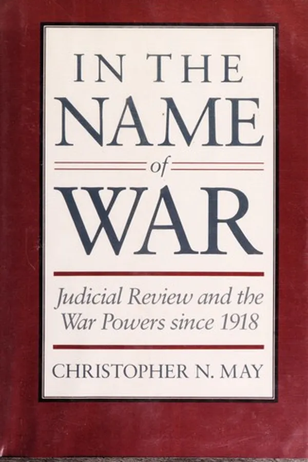 Capa de In the name of war
