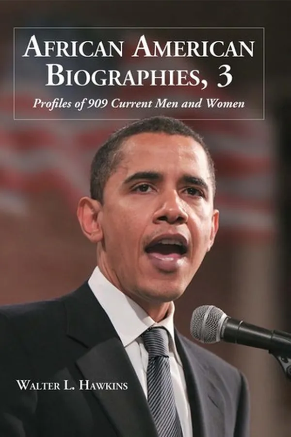 Capa de African American biographies, 3