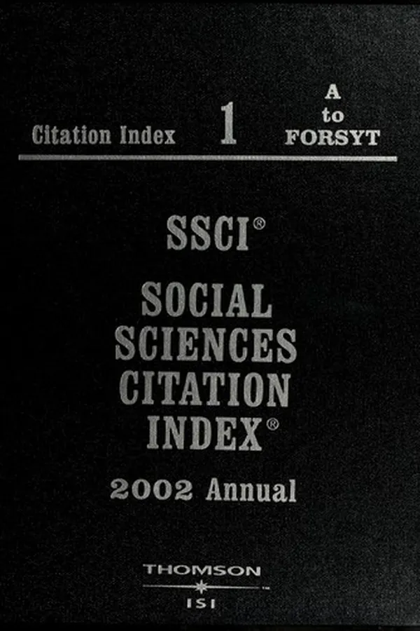 Cover of Social sciences citation index