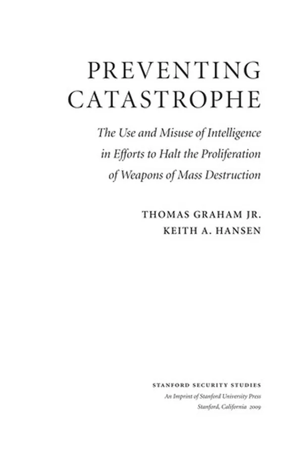 Cover of Preventing catastrophe