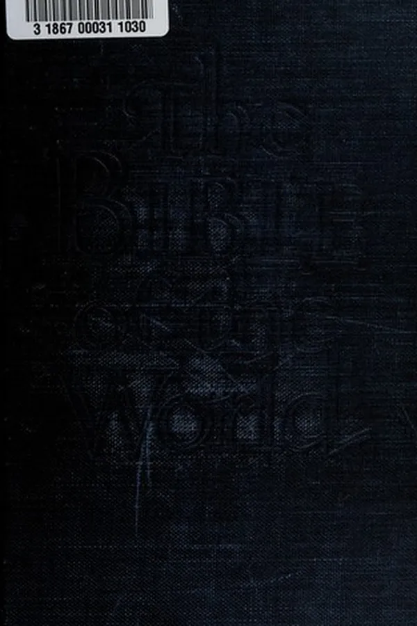 Capa de The Bible of the world