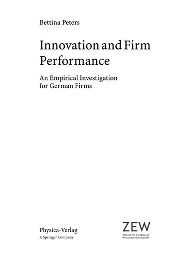Capa de Innovation and Firm Performance
