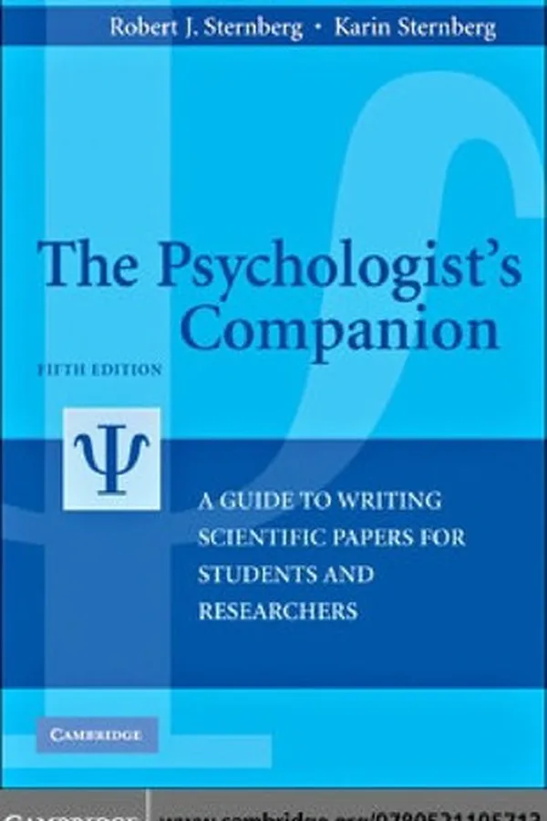 Capa de The psychologist's companion