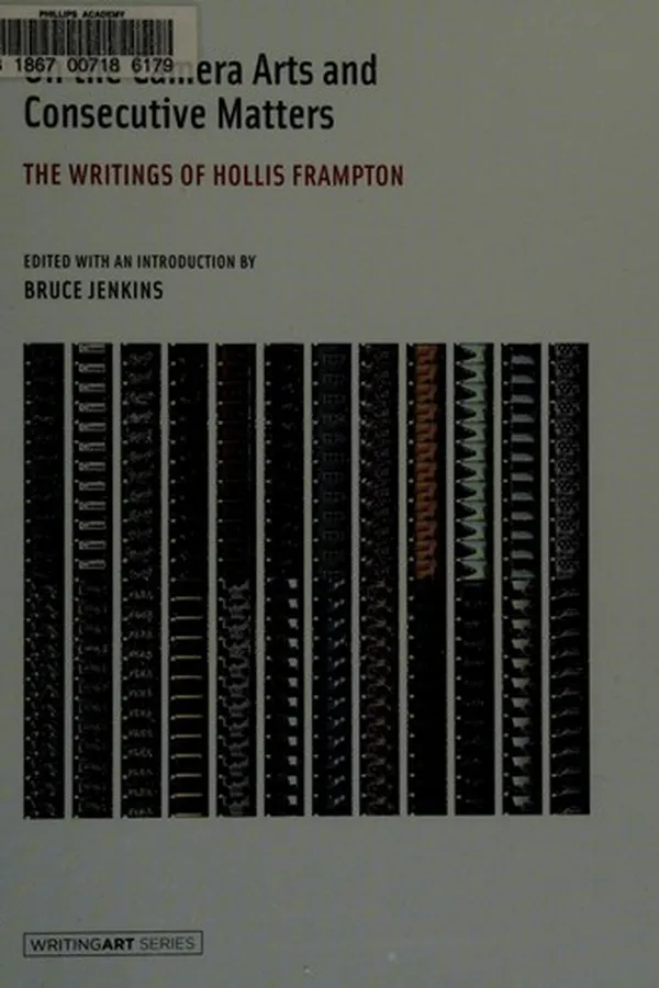 Capa de On the camera arts and consecutive matters