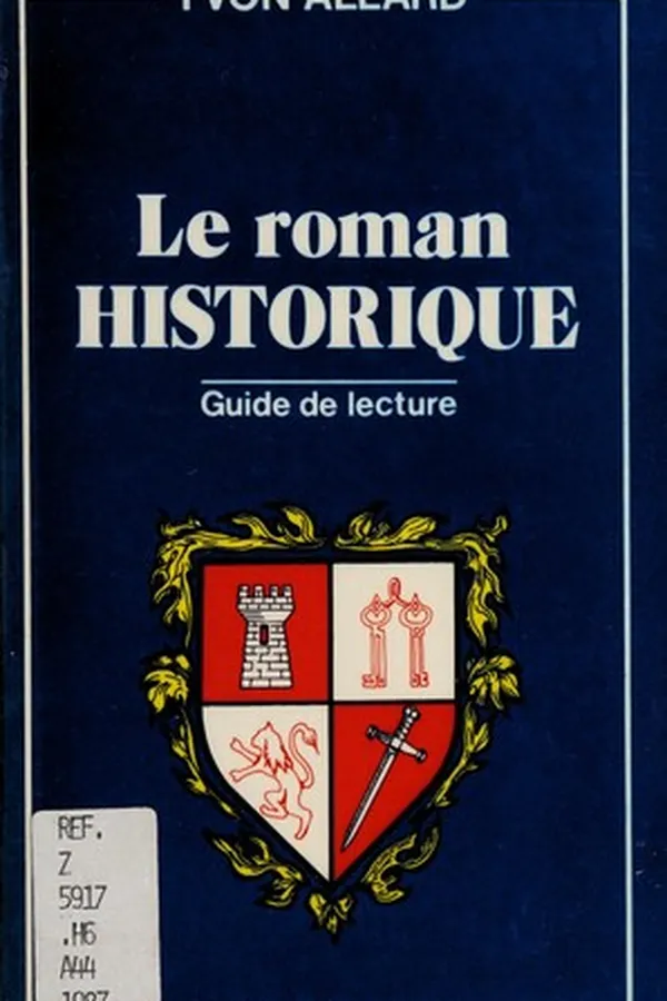 Capa de Le roman historique
