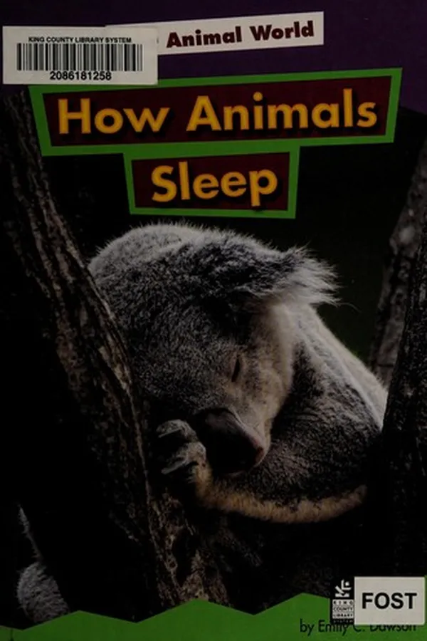 Capa de How animals sleep