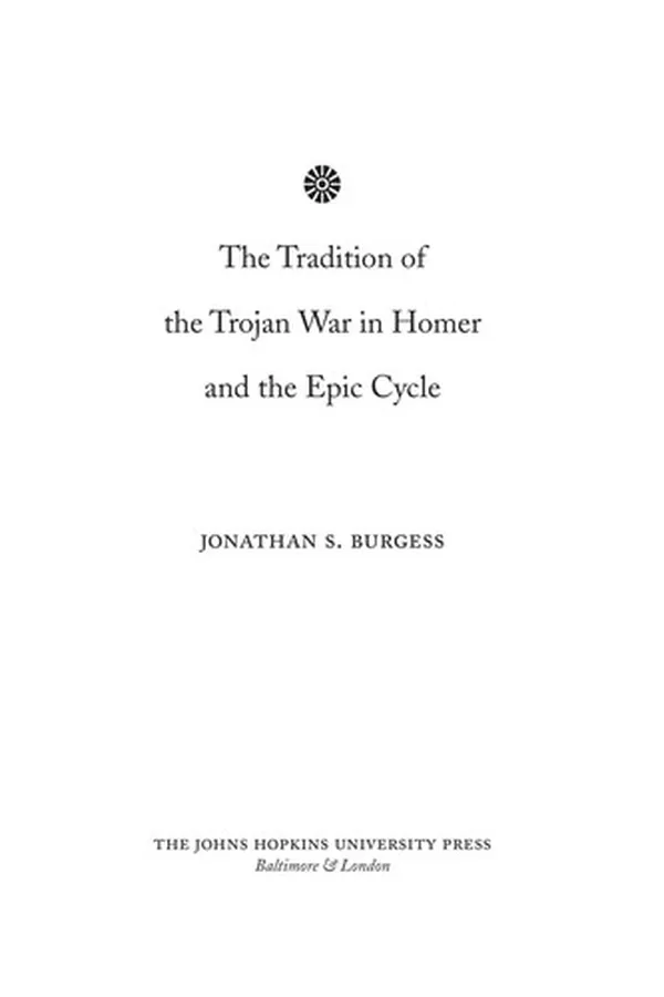 Capa de The tradition of the Trojan War in Homer and the epic cycle