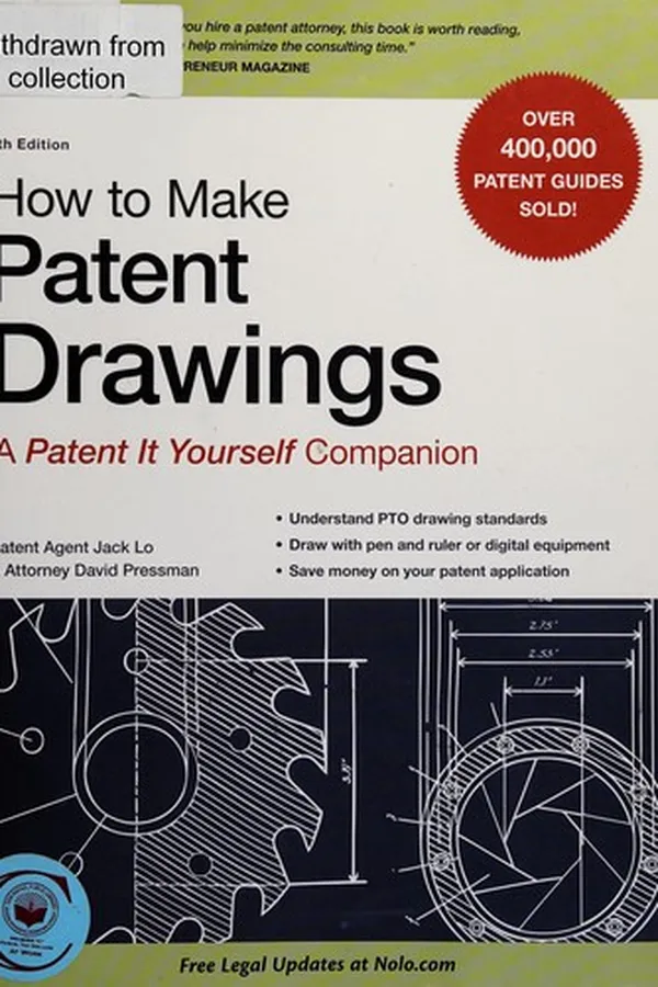 Capa de How to make patent drawings