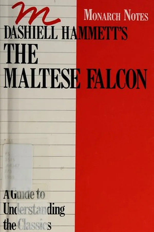 Capa de Dashiell Hammett's the Maltese Falcon