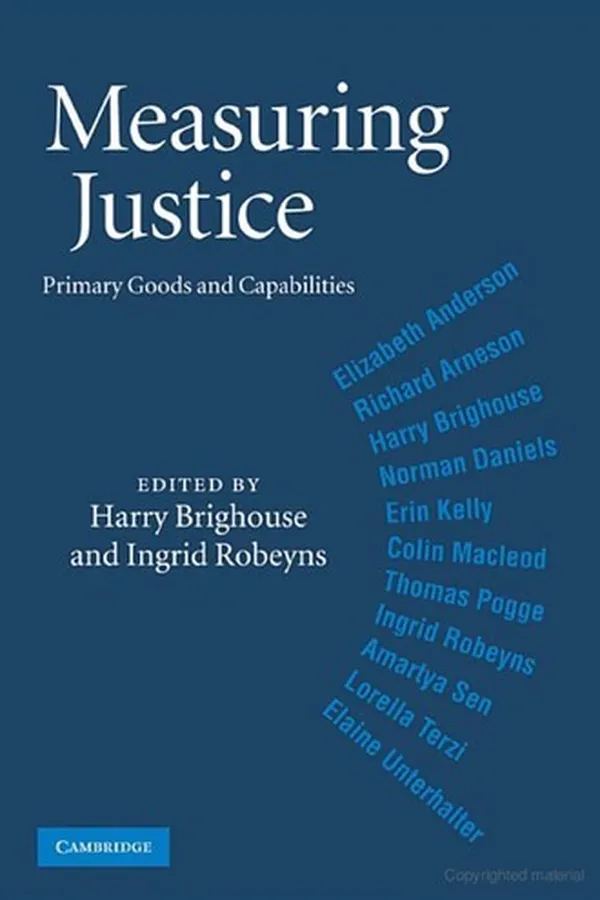 Capa de Measuring justice