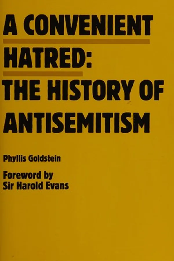 Cover of A convenient hatred