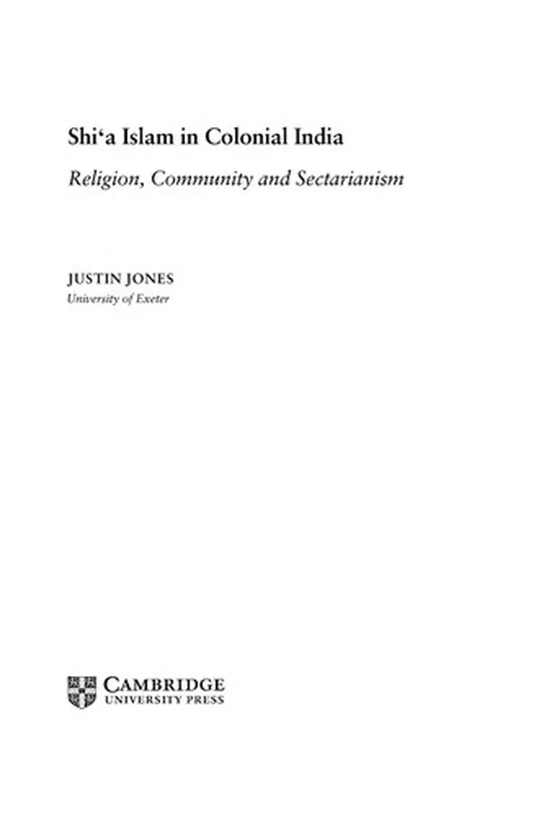 Capa de Shiʻa Islam in colonial India