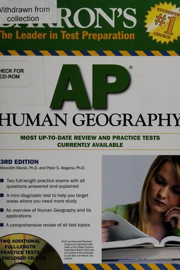 Capa de Barron's AP human geography