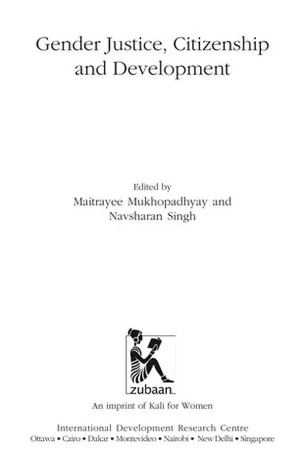 Capa de Gender justice, citizenship and development