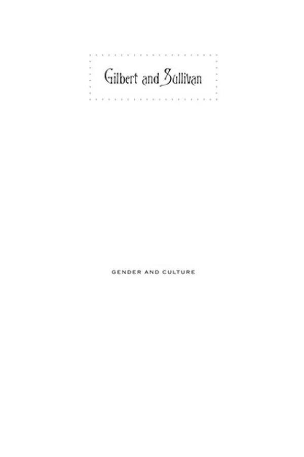 Cover of Gilbert and Sullivan