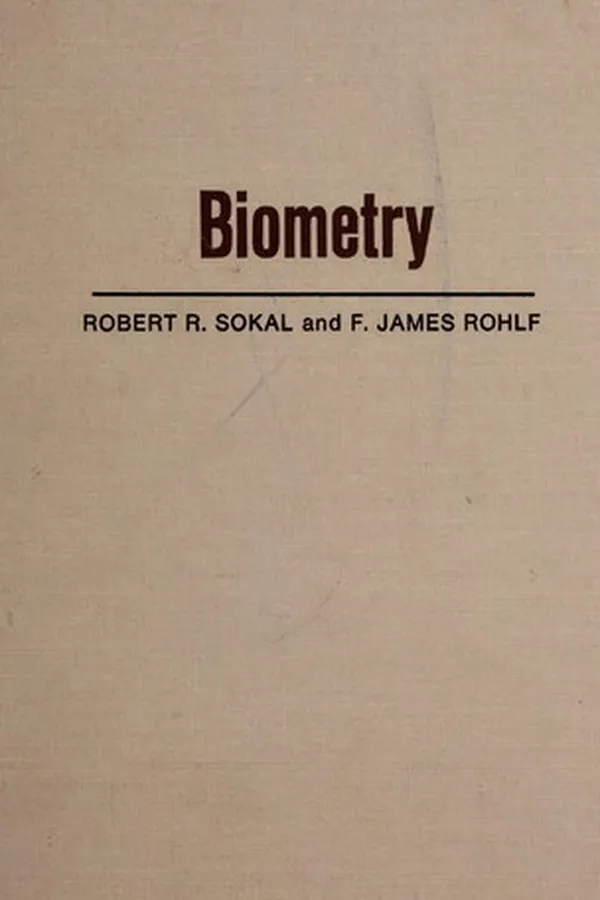 Capa de Biometry; the principles and practice of statistics in biological research