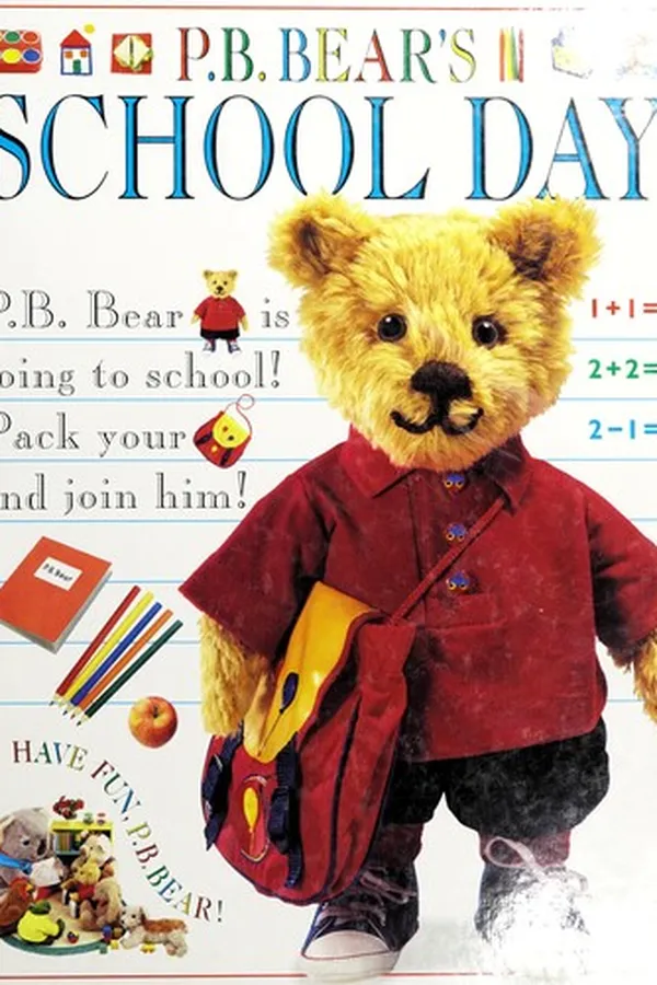 Capa de P.B. Bear's school day