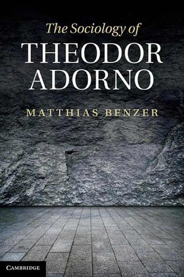 Capa de The sociology of Theodor Adorno