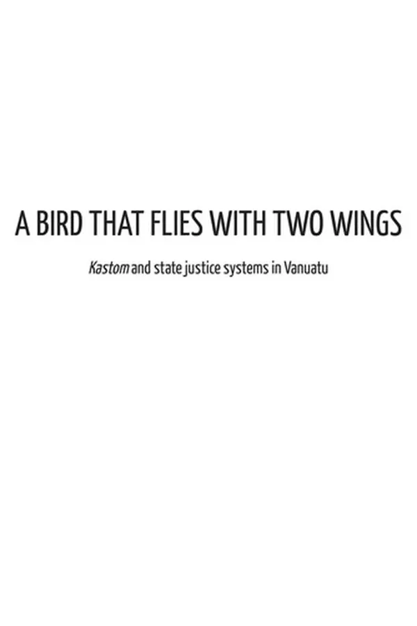 Capa de A bird that flies with two wings