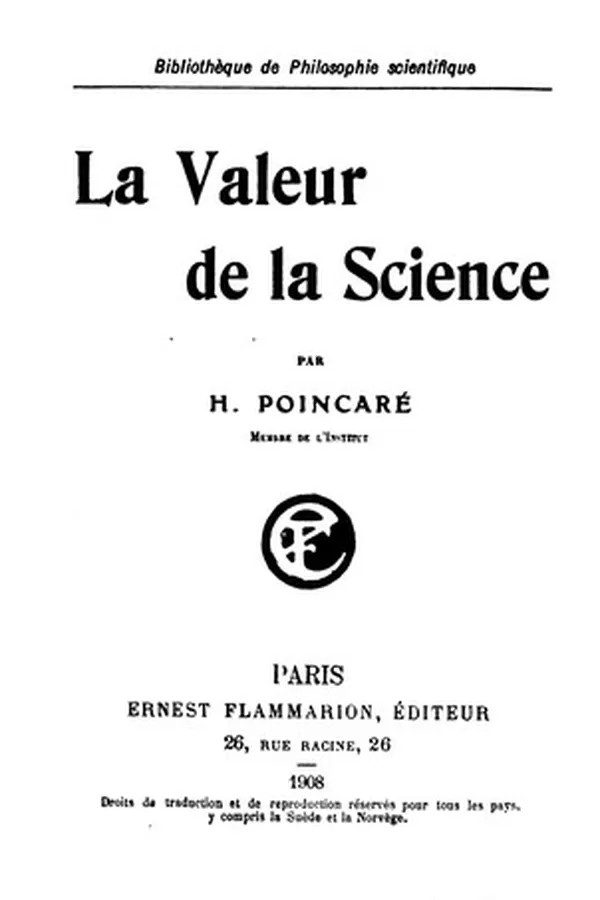 Capa de La valeur de la science