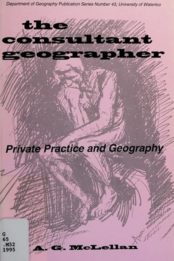 Capa de The Consultant Geographer
