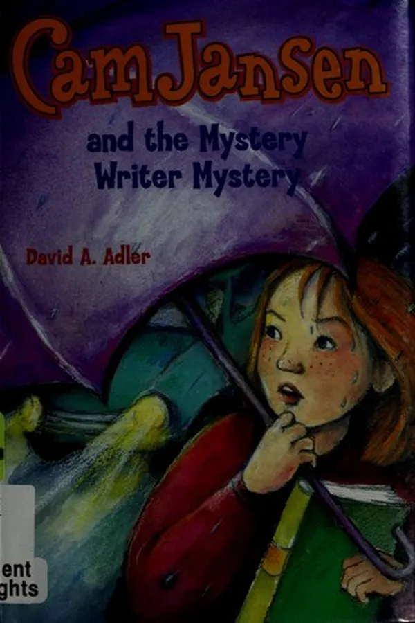 Capa de Cam Jansen and the mystery writer mystery