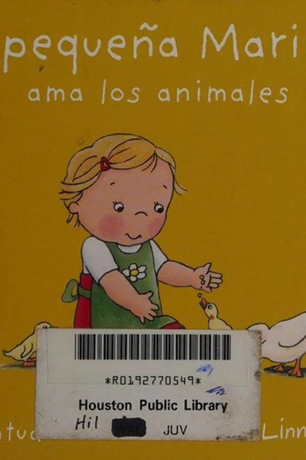 Capa de La pequeña Marina ama los animales