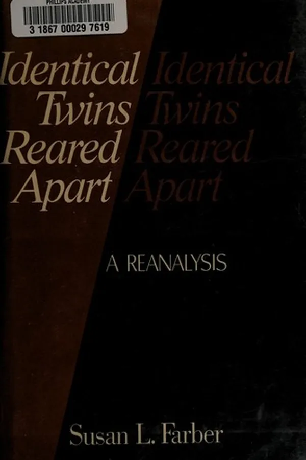 Capa de Identical twins reared apart