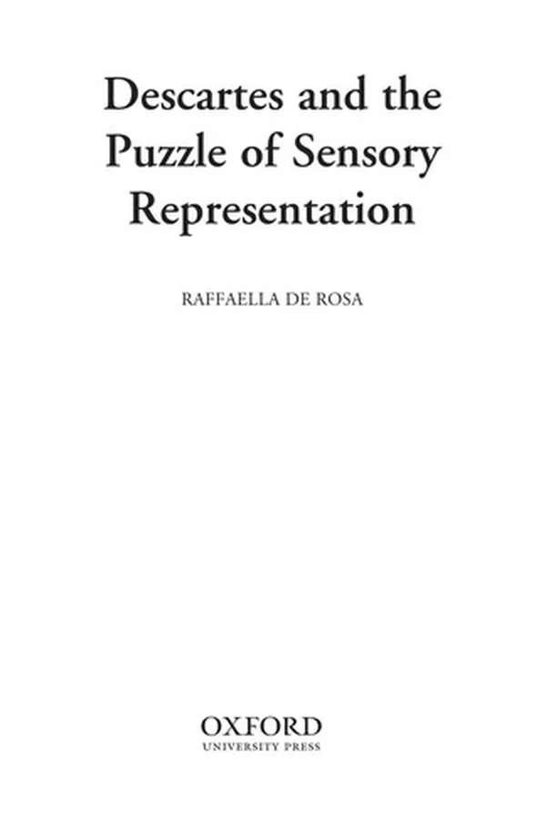 Capa de Descartes and the puzzle of sensory representation