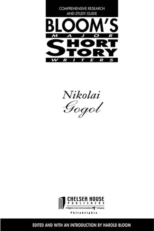 Capa de Nikolai Gogol