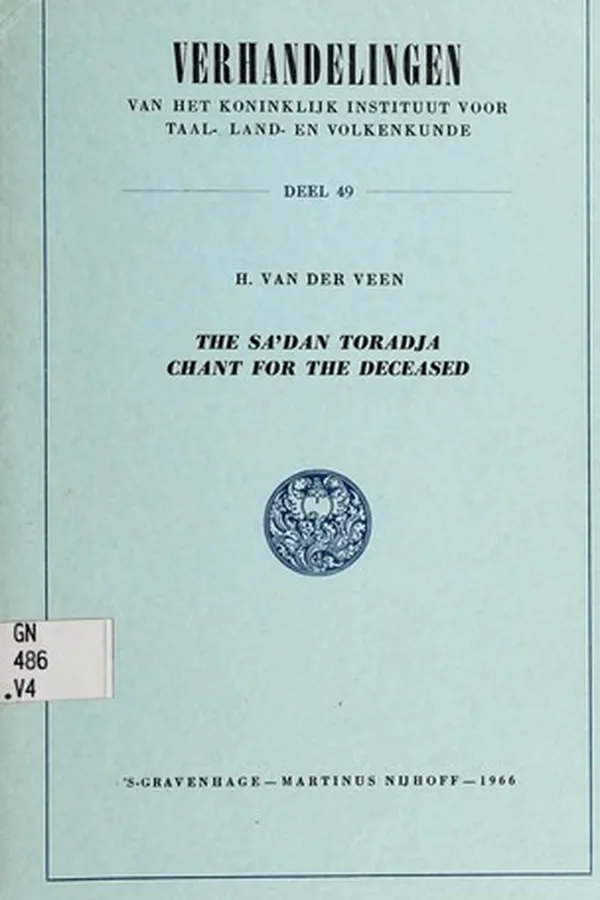 Capa de The Sa'dan Toradja chant for the deceased