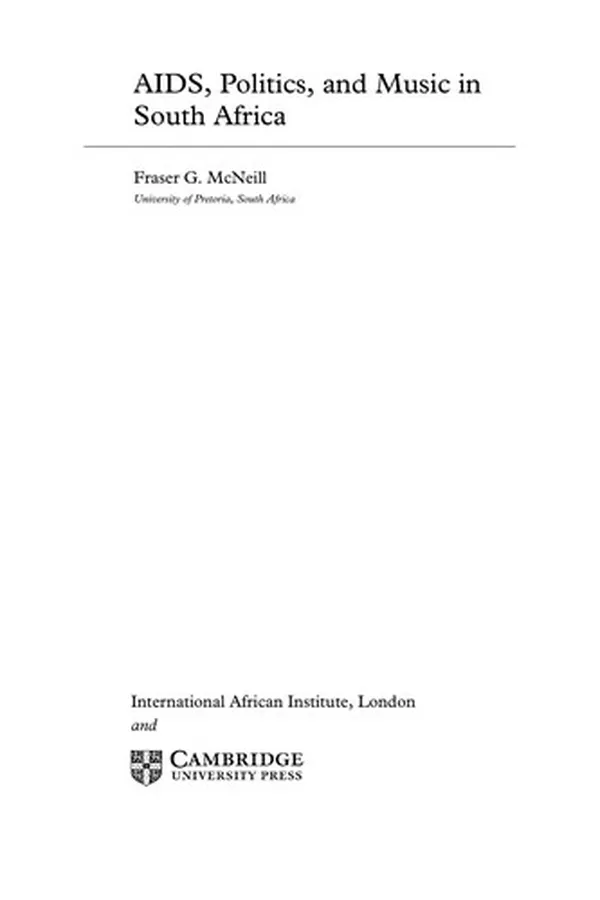 Capa de AIDS, politics, and music in South Africa