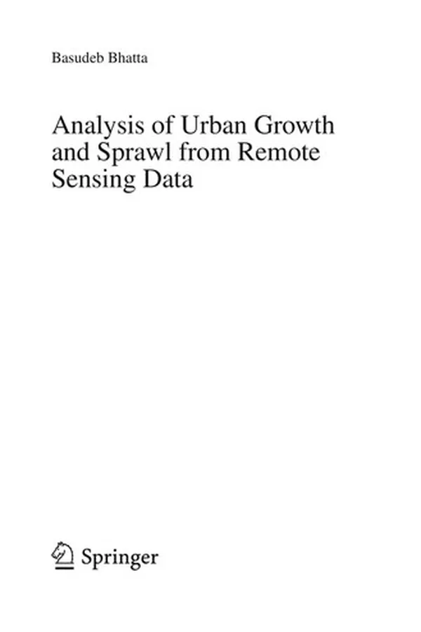 Capa de Analysis of urban growth and sprawl from remote sensing data