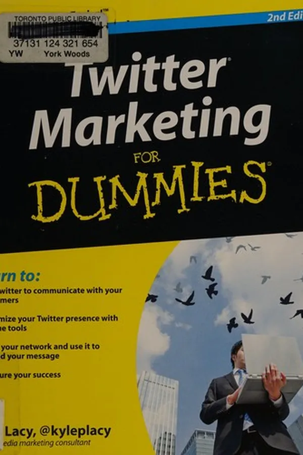 Capa de Twitter marketing for dummies