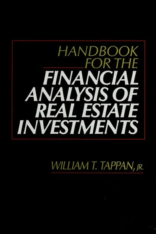 Capa de Handbook for the financial analysis of real estate investments