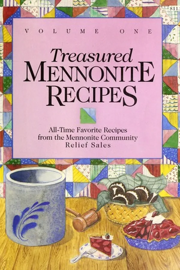 Capa de Treasured Mennonite recipes