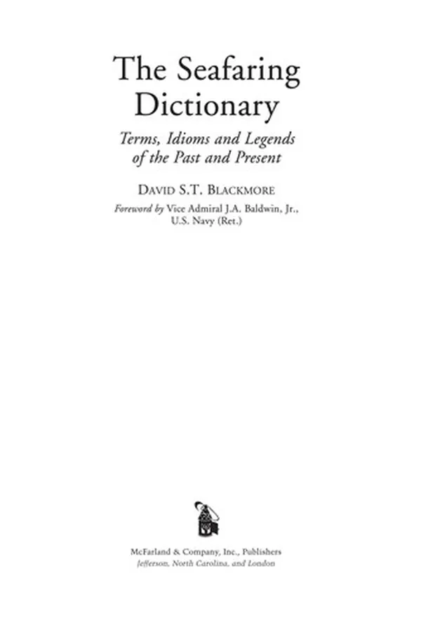 Cover of The seafaring dictionary