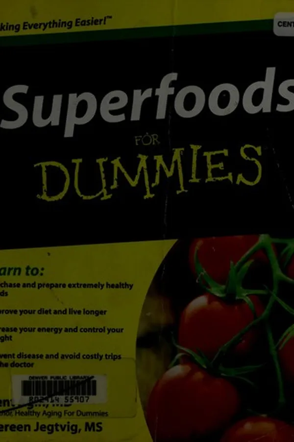 Capa de Superfoods for dummies