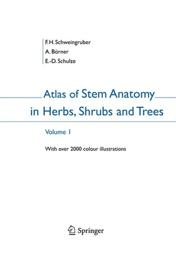 Capa de Atlas of Stem Anatomy in Herbs, Shrubs and Trees