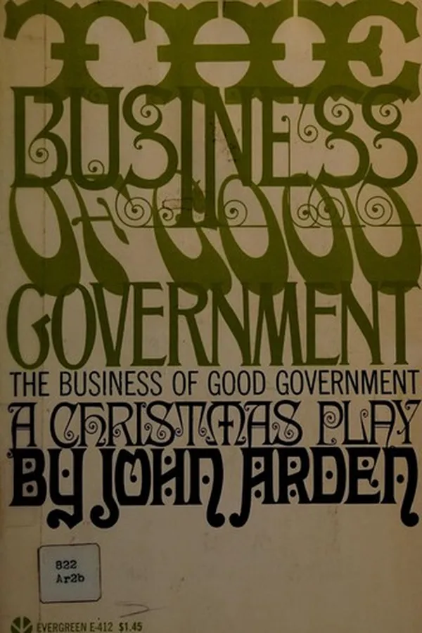 Capa de The business of good government