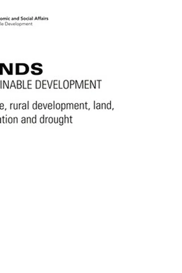 Capa de Trends in sustainable development
