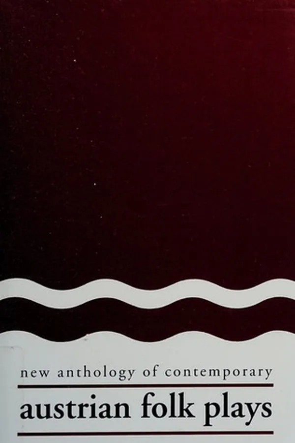 Capa de New anthology of contemporary Austrian folk plays