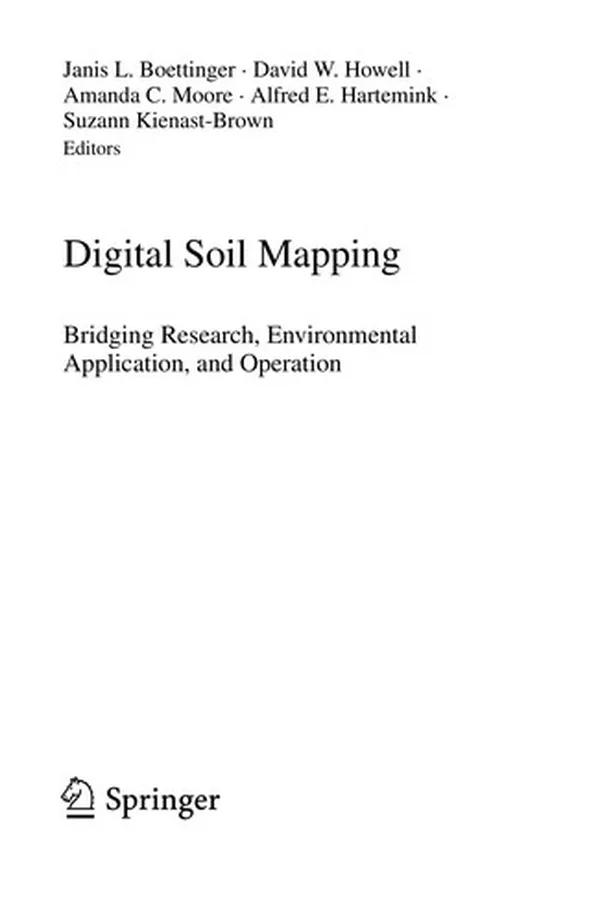 Cover of Digital soil mapping