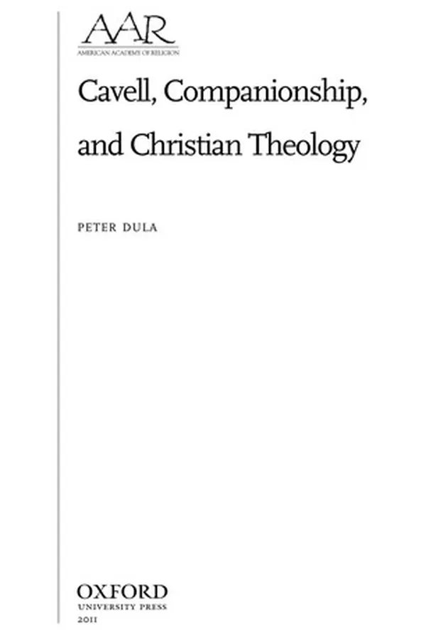 Capa de Cavell, companionship, and Christian theology