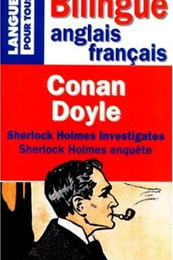 Capa de Sherlock Holmes Investigates (Adventure of the Veiled Lodger / Boscombe Valley Mystery / Five Orange Pips)