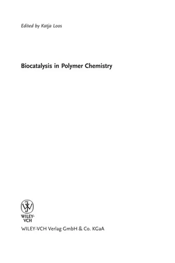 Capa de Biocatalysis in polymer chemistry
